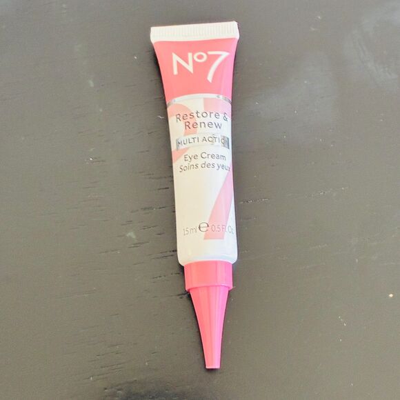 No7 Restore & Renew Multi-Action Eye Cream .05 fl. oz New - Picture 2 of 4